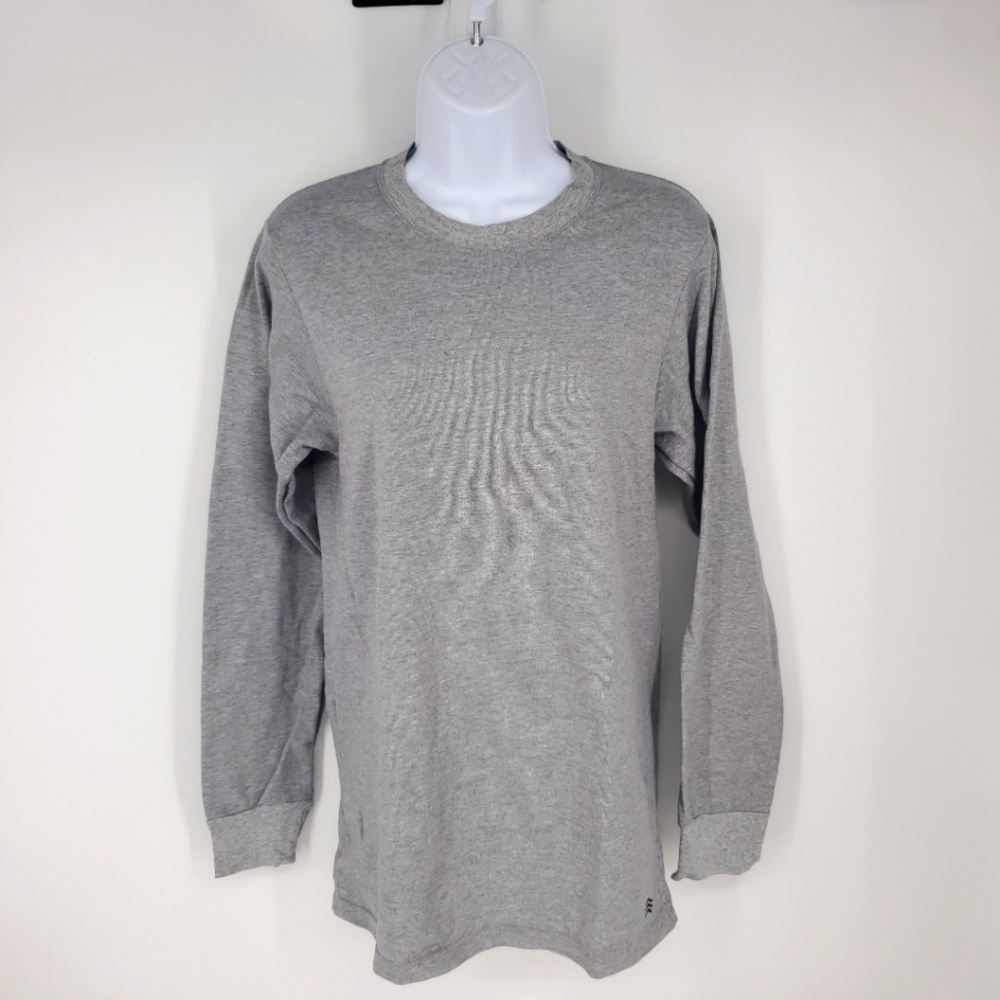 Solaris Womens Long Sleeve Gray Sweatshirt Size Medium